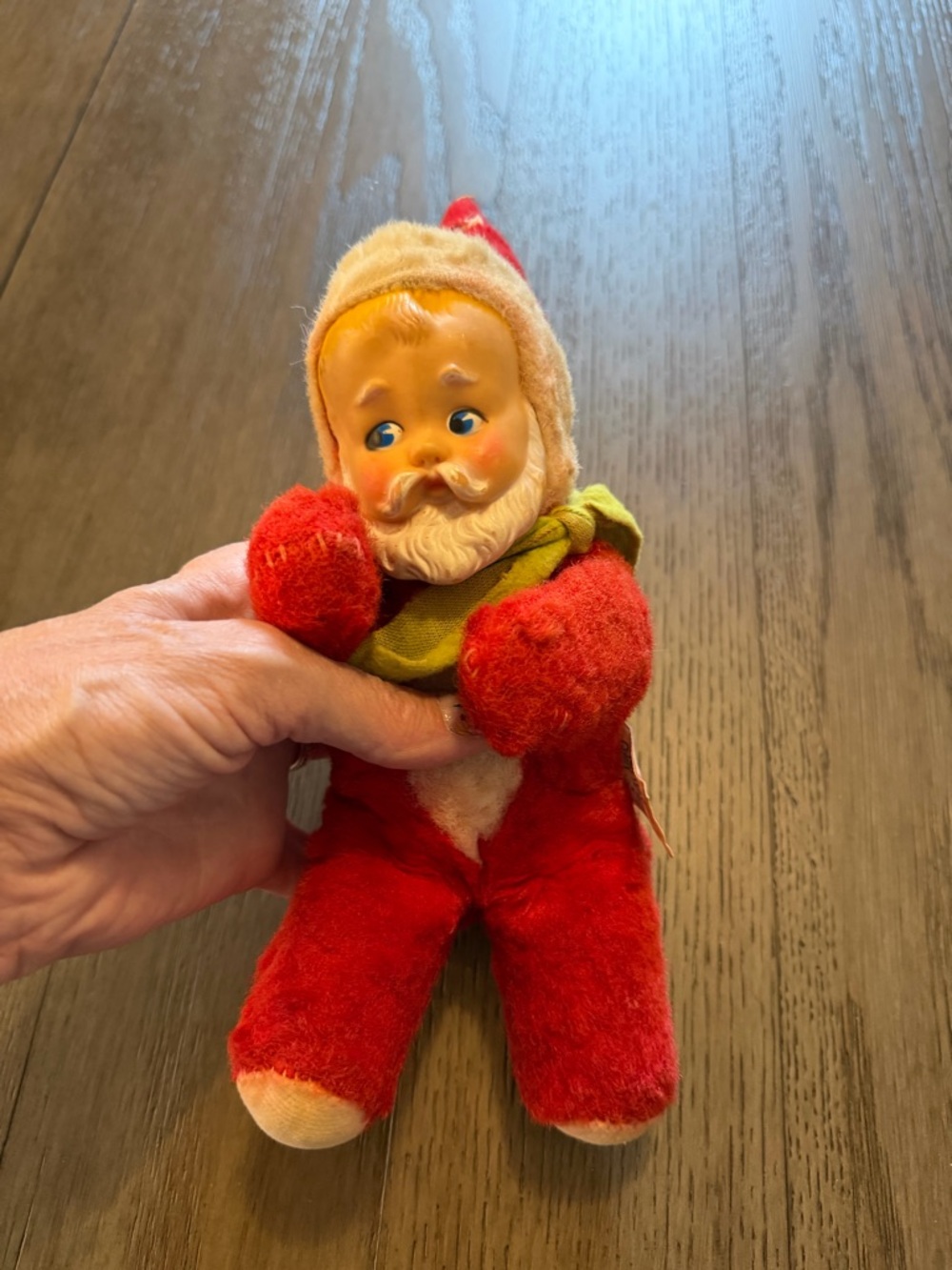 Vintage 1950’s Santa Baby Knickerbocker Doll New York - Flaws see pics
